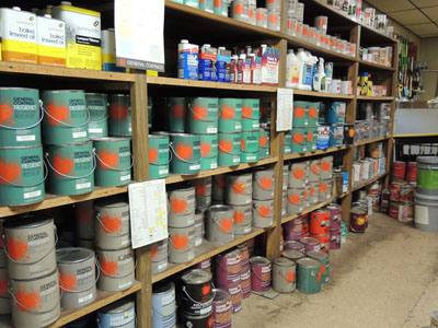 Interior and exterior paint available